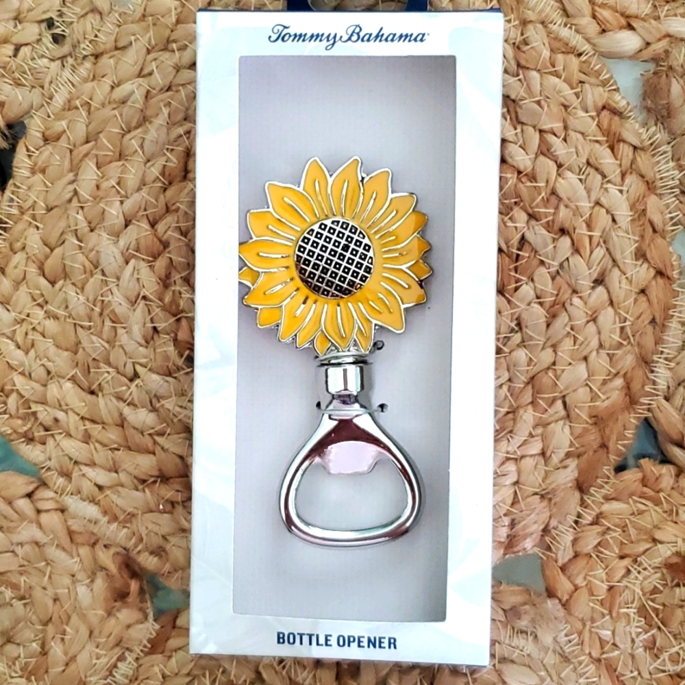 Tommy Bahama Sunflower Bottle Opener New in Box